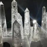 Clear Quartz Crystal Point Tower